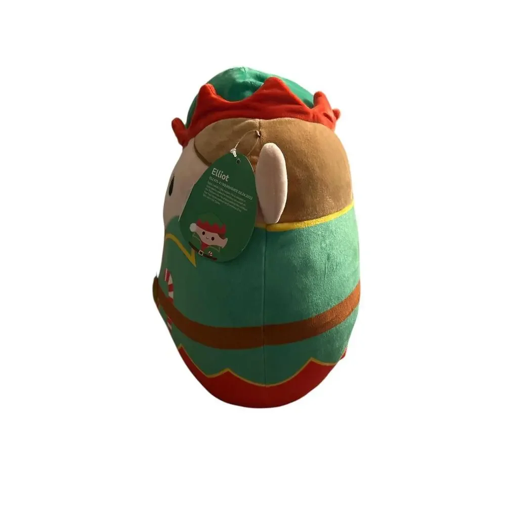 Squishmallows Elliot the Elf 12 Christmas‎ Plush 2022 Holiday Exclusive NWT